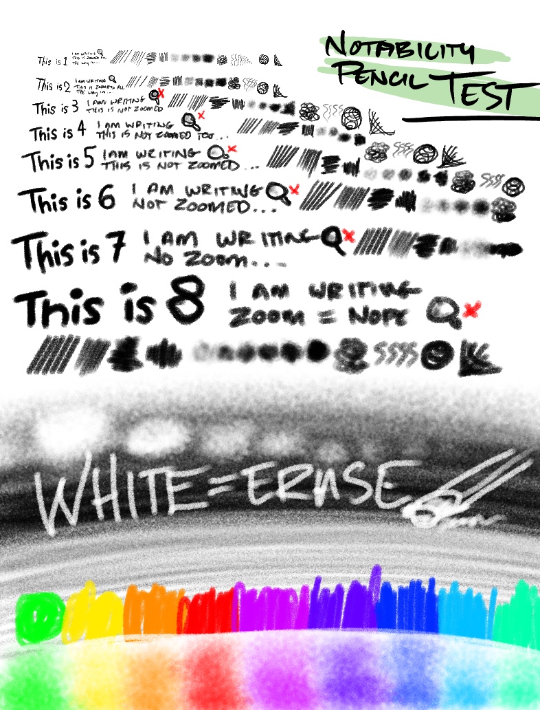 Notability Pencil Test - Notability Gallery