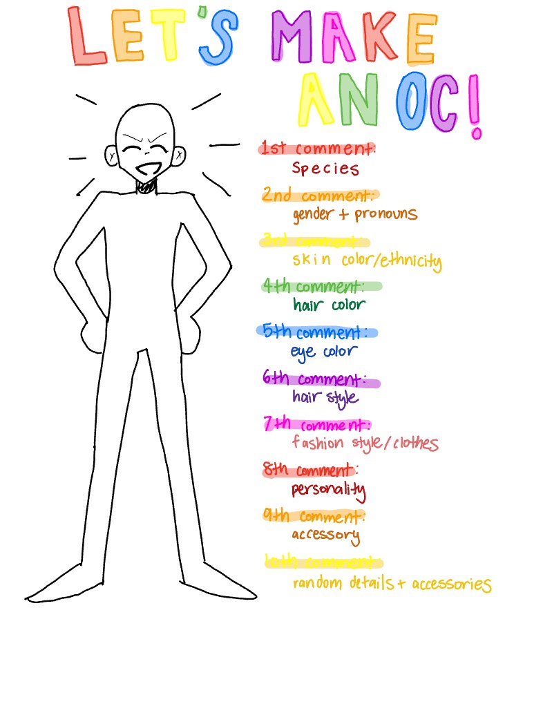 Make An OC With Me! PS I’ve Never Done This Before! - Notability Gallery