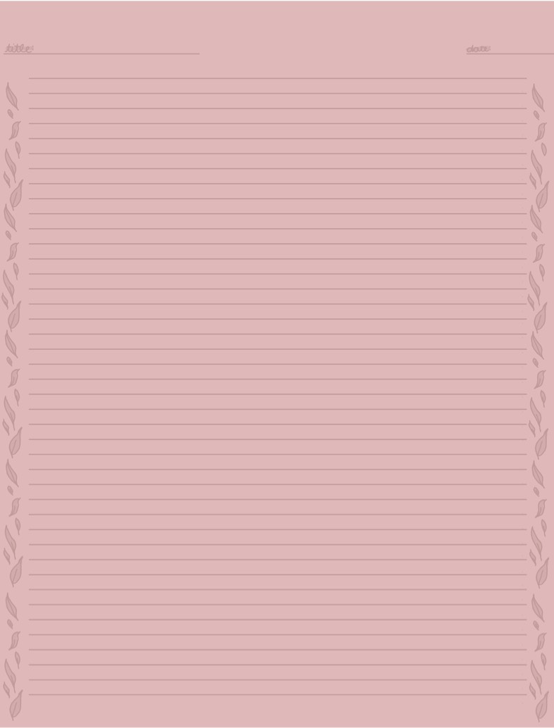 Note Template – Soft Red - Notability Gallery