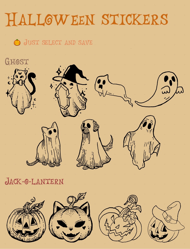 Halloween Sticker Pack - Notability Gallery