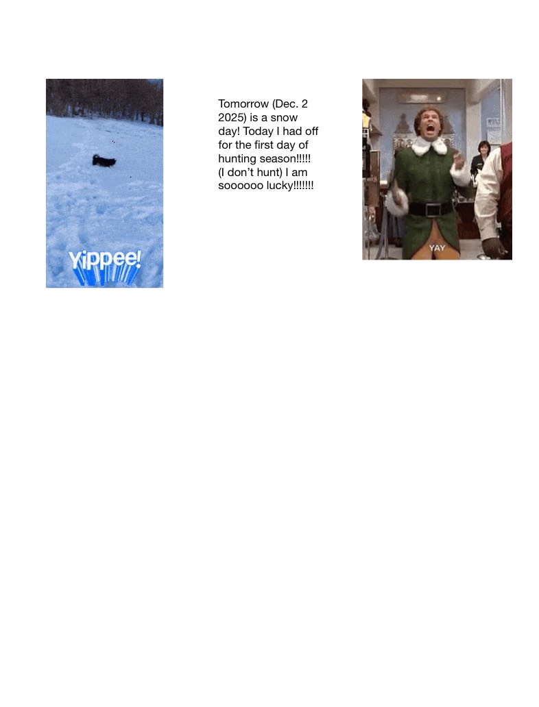 Snow Day!!! - Notability Gallery
