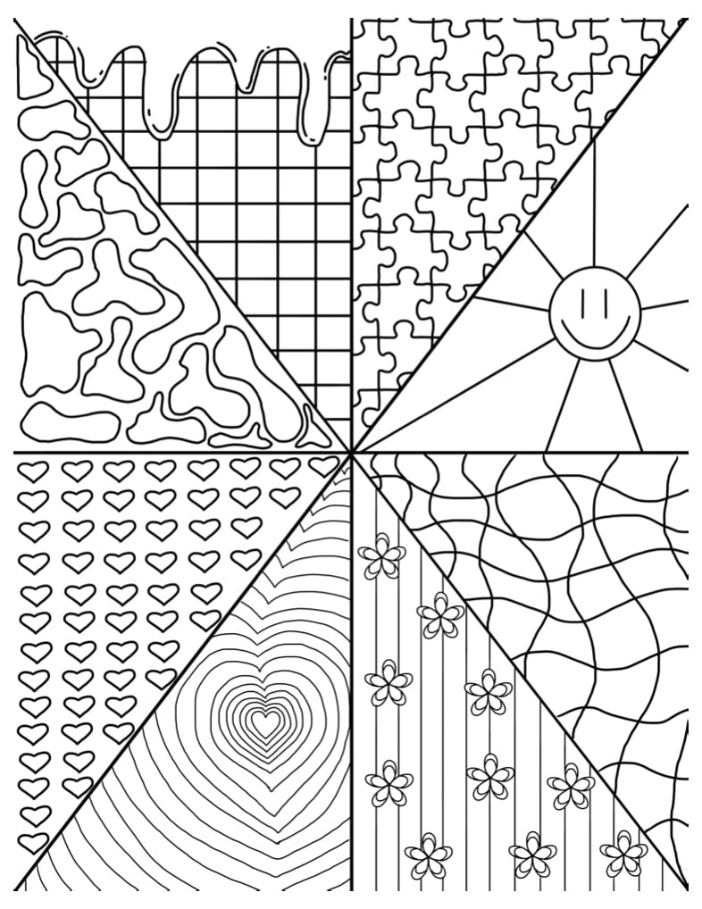 Preppy Section Coloring Sheet Notability Gallery