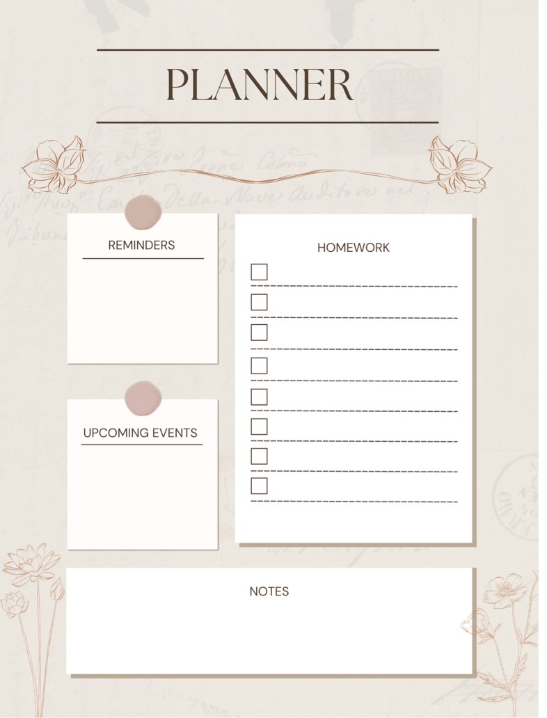 Planner And Weekly Tracker - Notability Gallery
