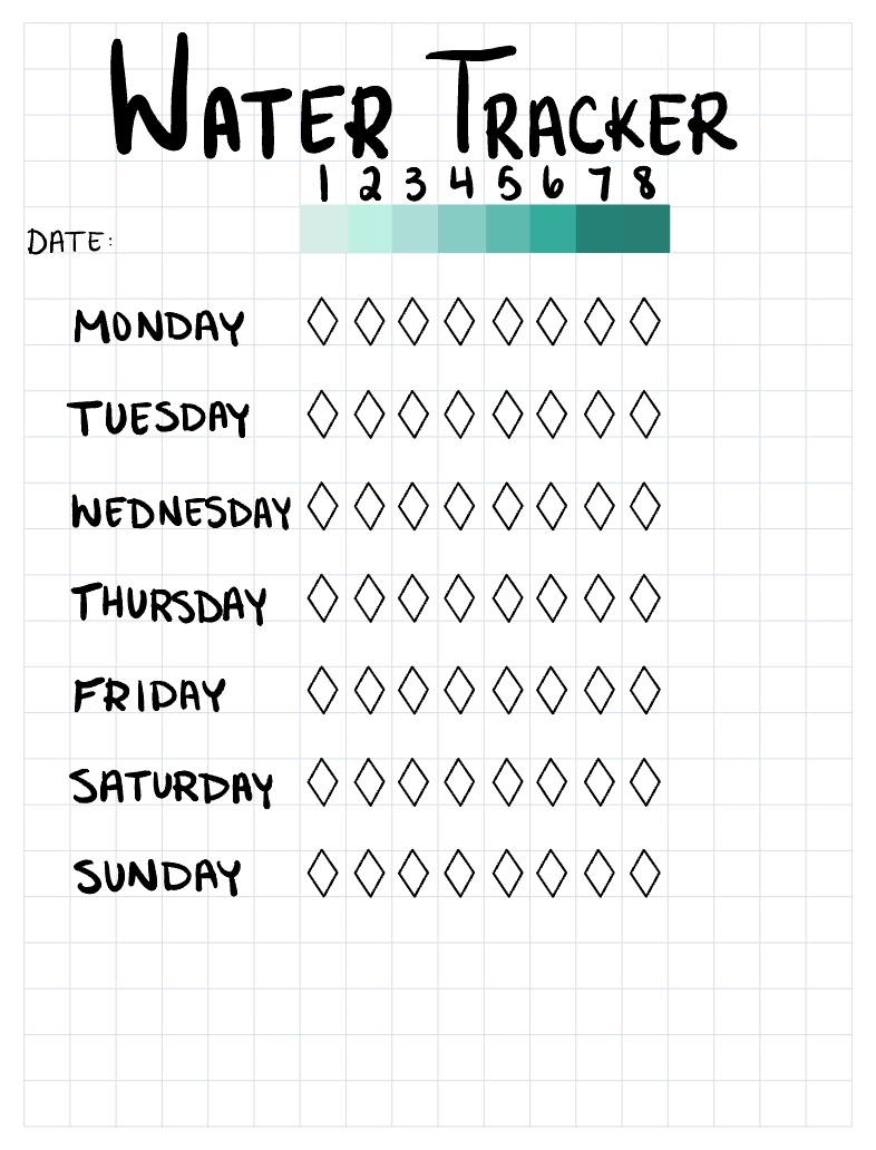 Water Tracker - Notability Gallery