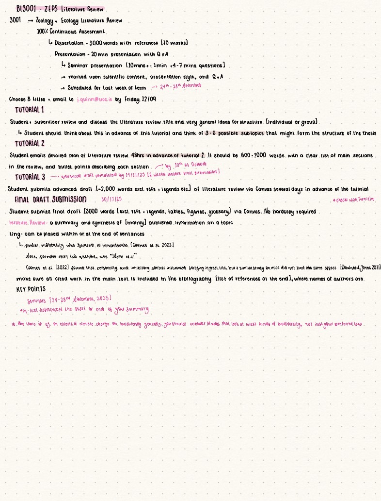 BL3001 Intro - Notability Gallery