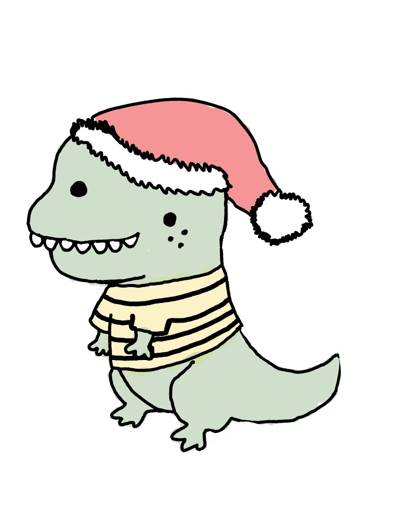 Derpy Christmas Dino - Notability Gallery