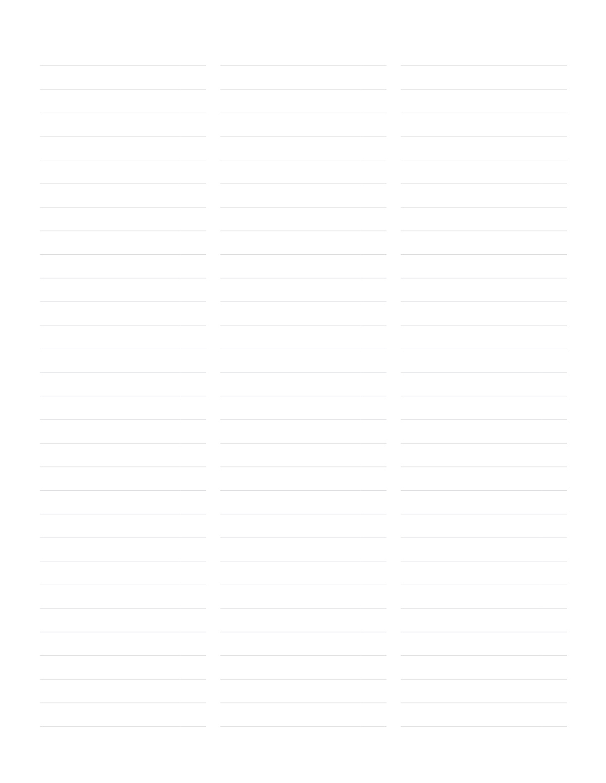 3 Column Notepage 3 Column - Notability Gallery