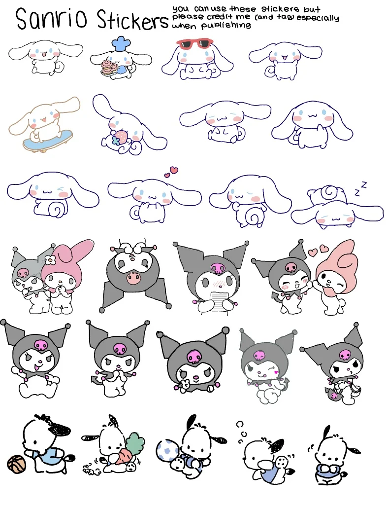 Sanrio Stickers - Notability Gallery