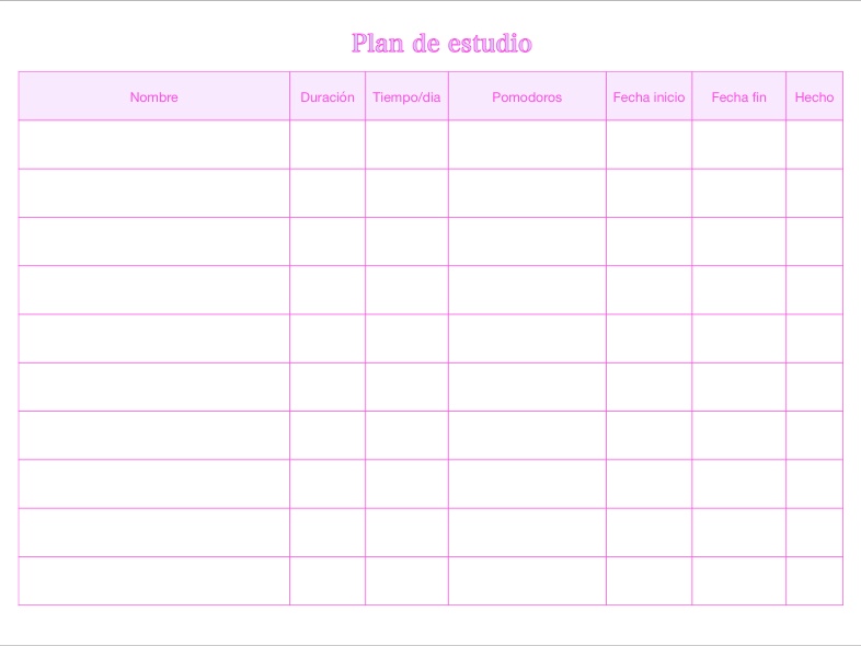 Study Planner - Notability Gallery