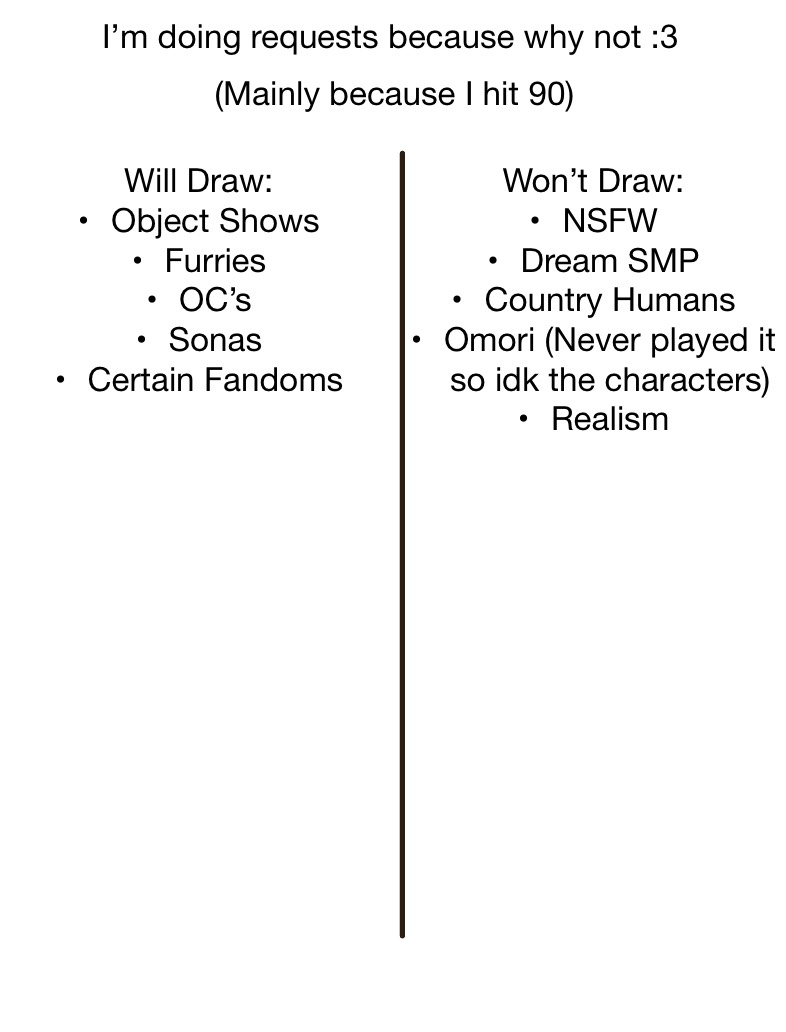 Taking Requests :3 - Notability Gallery