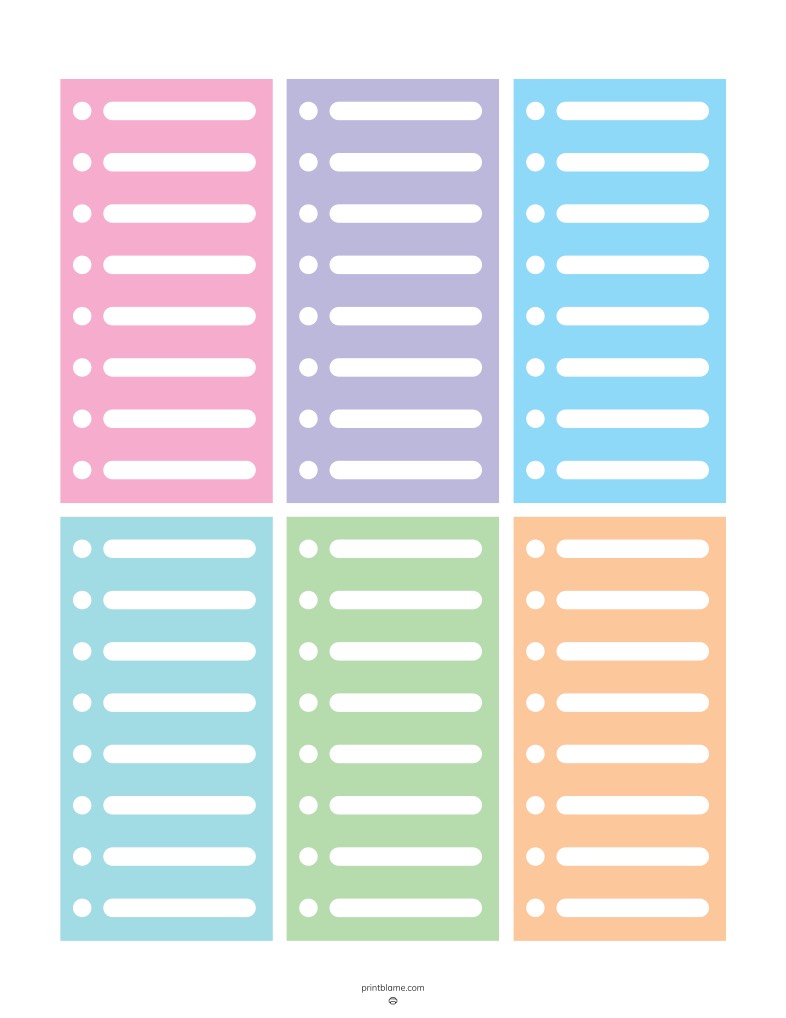 Printable Colored Checklists - Notability Gallery
