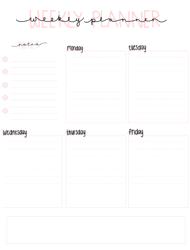 🌸weekly Planner🌸 - Notability Gallery