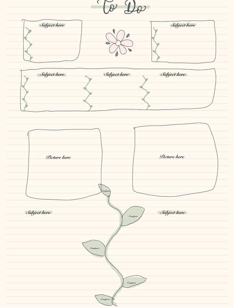 To Do List With Comparing Stem - Notability Gallery