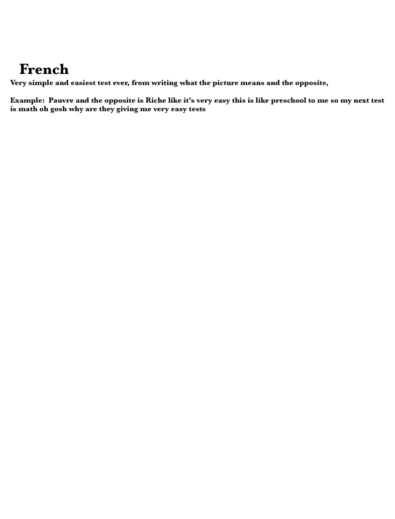 French Exam Update - Notability Gallery