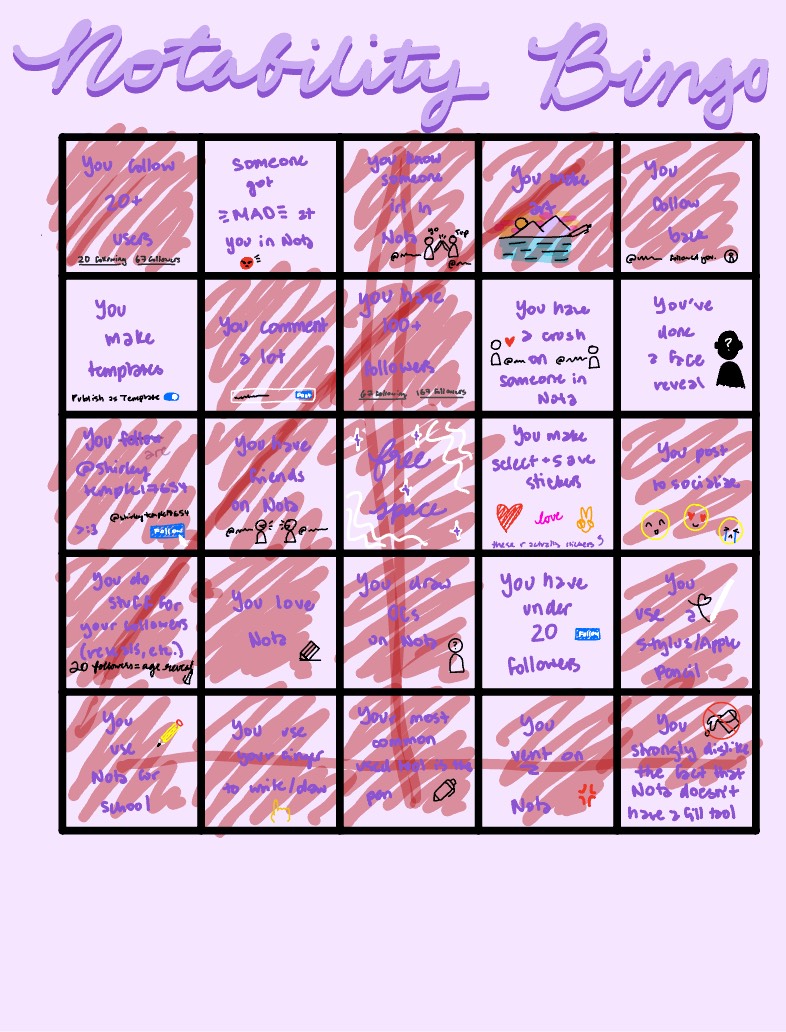 Nota Bingo - Notability Gallery