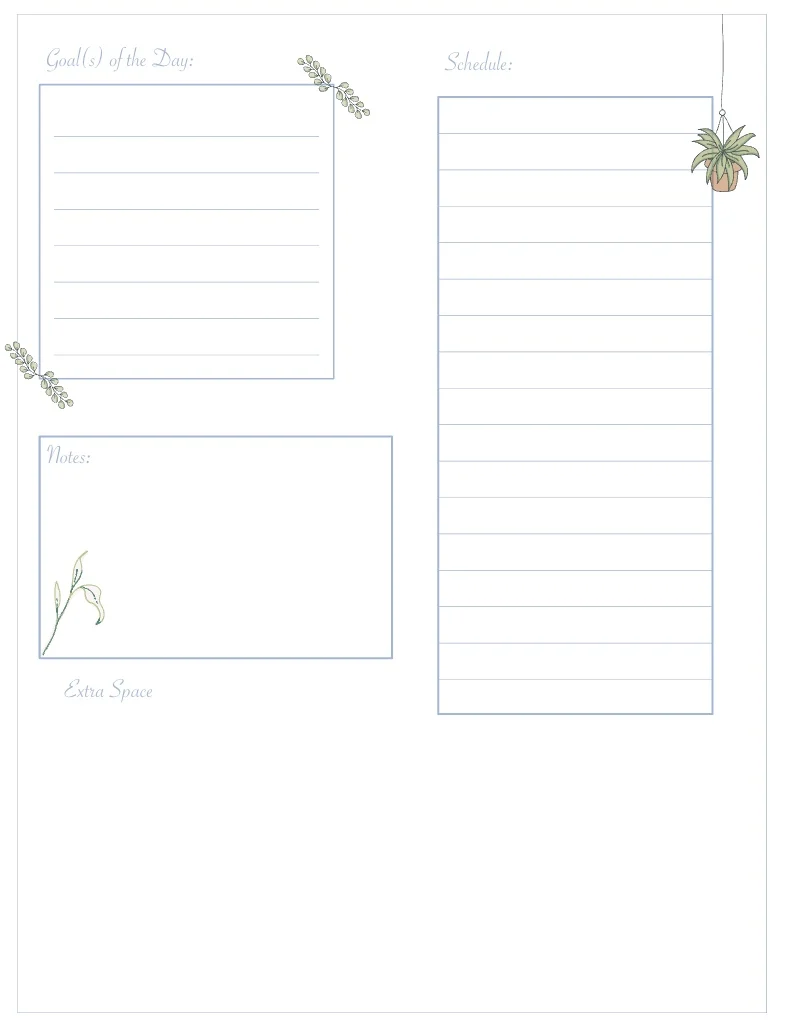 Daily Planner (Plant) - Notability Gallery