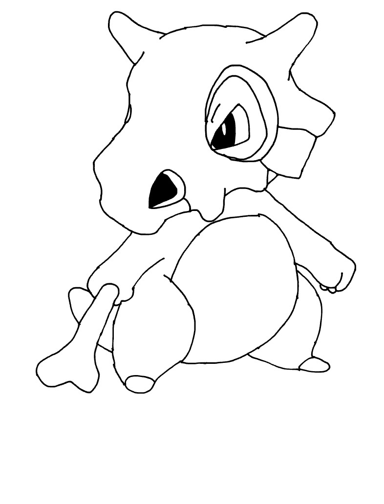 Cubone (non Colored) - Notability Gallery
