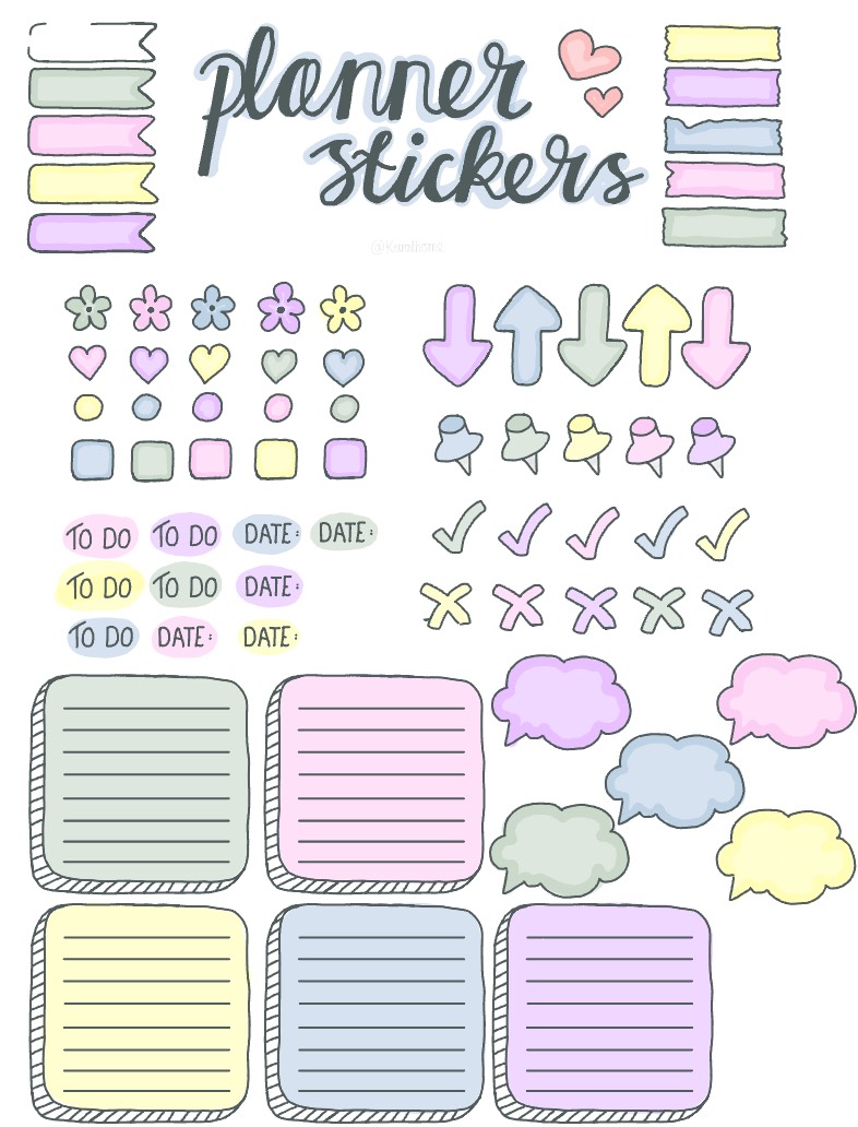 Planner Stickers - Notability Gallery