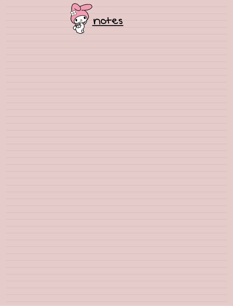 My Melody Notes - Notability Gallery