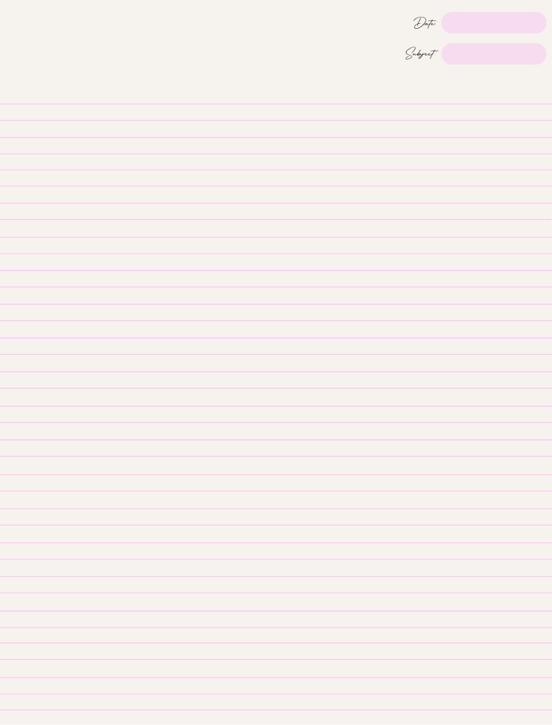 Pink Notes - Notability Gallery