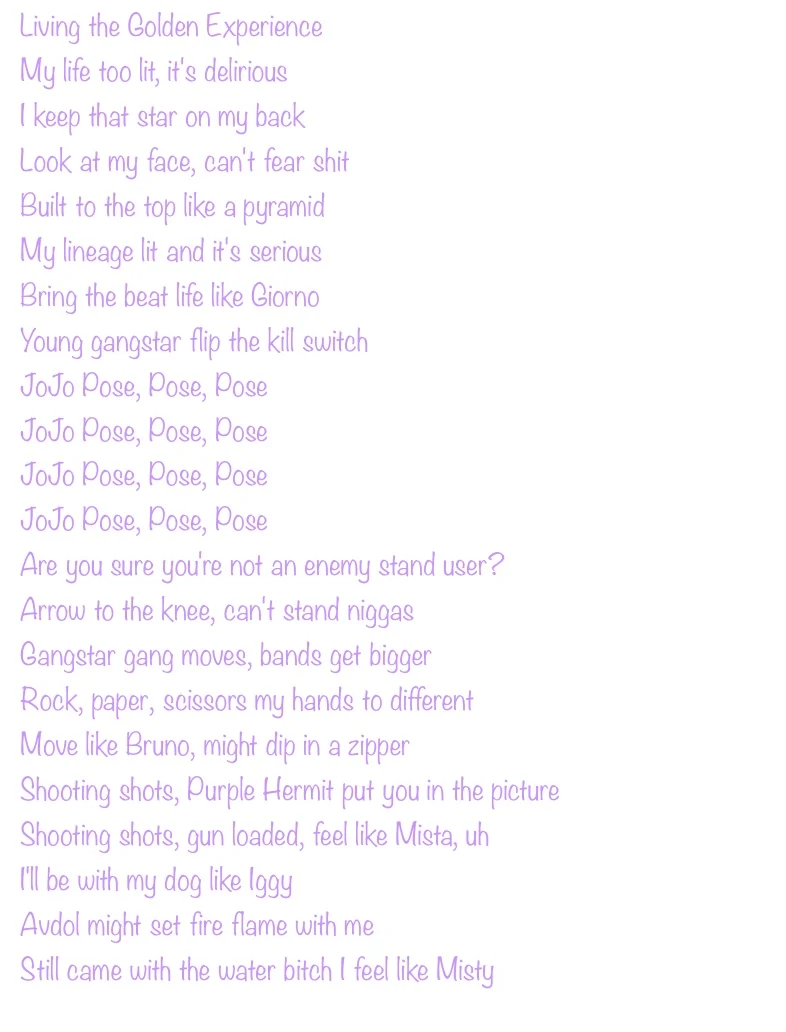 Apollo Fresh – JoJo Pose Lyrics