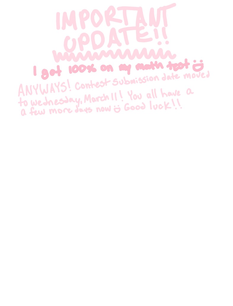 Art Comp Moved To Wednesday!! - Notability Gallery