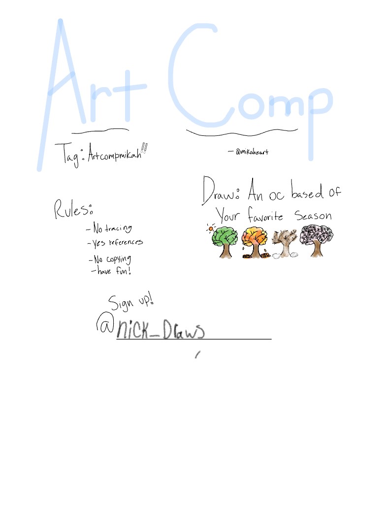 (- Art Competition -) - Notability Gallery