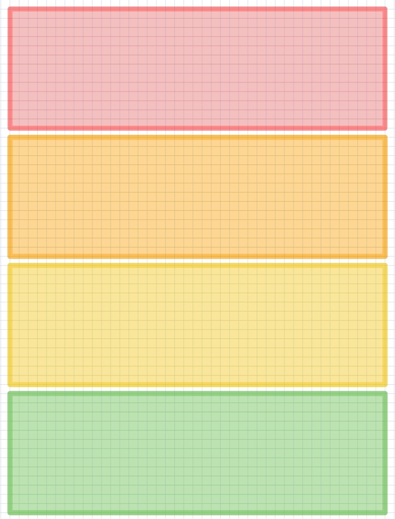 Long Rainbow Rectangles With Lines - Notability Gallery