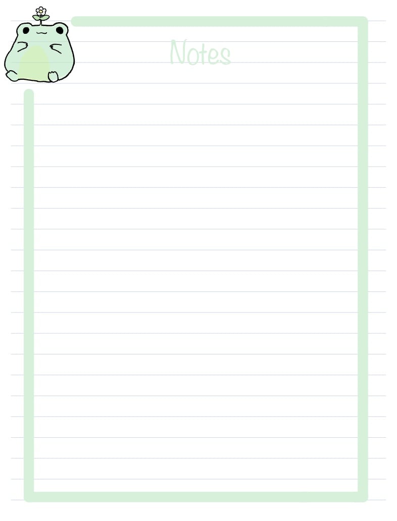 Froggy Notes 🐸 - Notability Gallery