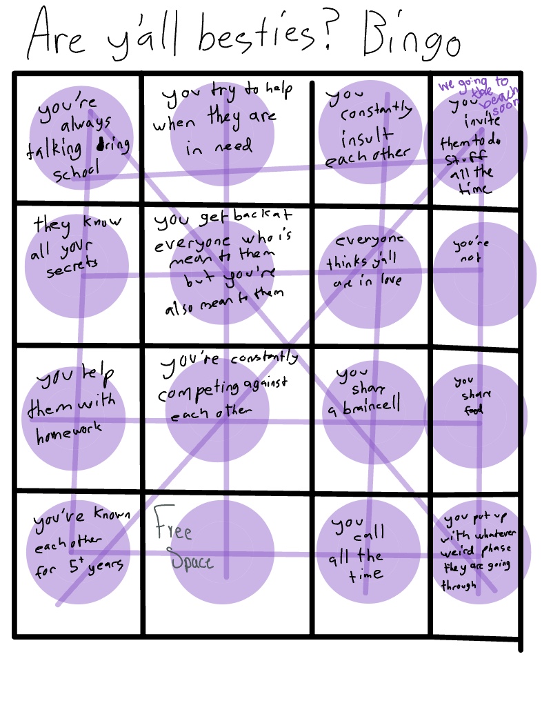 Are Yall Besties Bingo Notability Gallery 5160