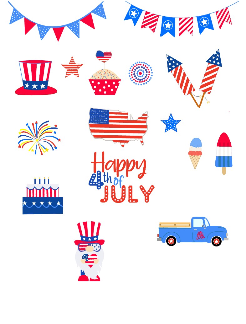 Fourth Of July America Stickers - Notability Gallery