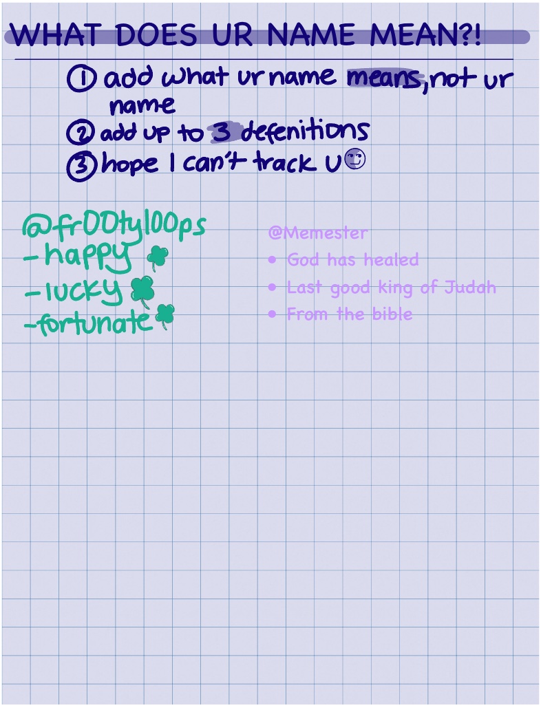 Welcome to what does your name mean notability gallery