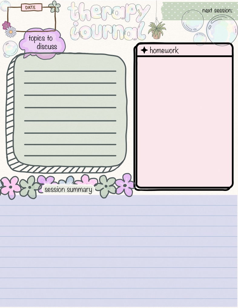 Therapy Journal Bubbles - Notability Gallery