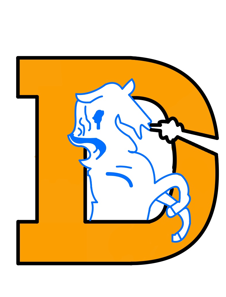 old broncos logo