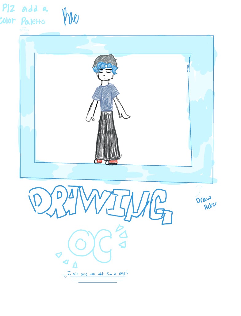 DRAWING OC 🩵 - Notability Gallery