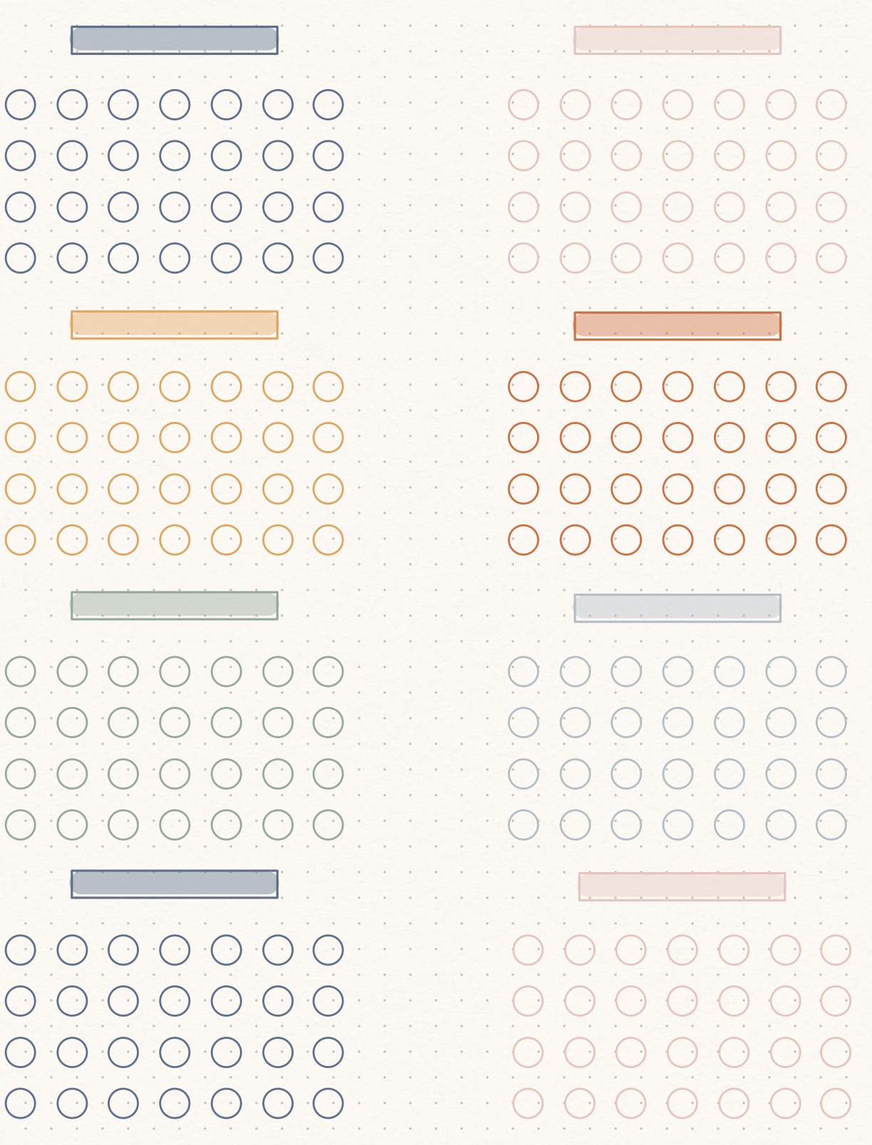 Extra Tracker Template - Notability Gallery