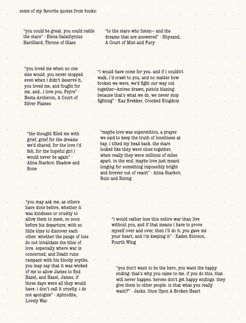 Book Quotes 📚 - Notability Gallery