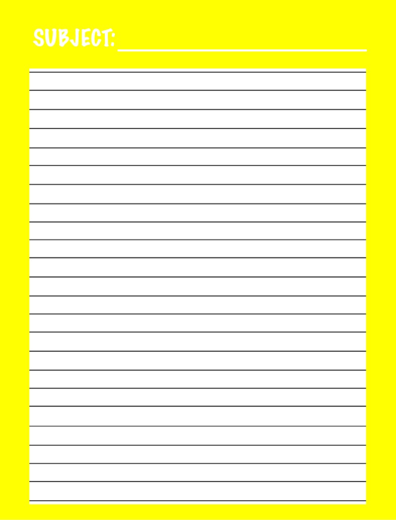 Notes - Crazy Yellow - Crazy Rainbow Collection - Notability Gallery