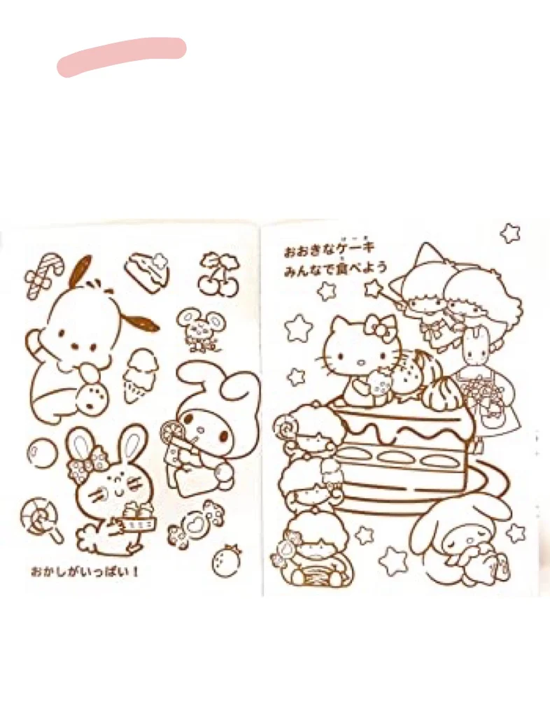 Replying to @sanrios_coloring Here's the Sanrio Coloring Book!! From , coloring book