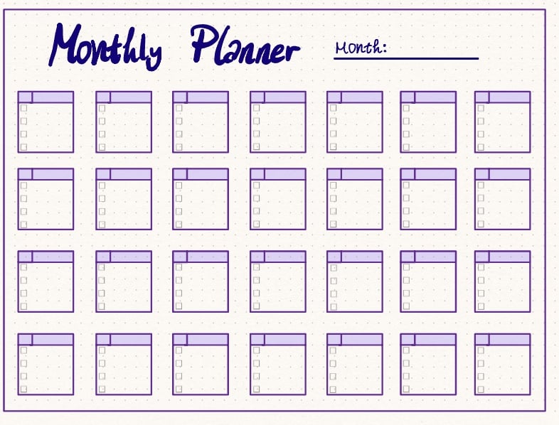 22-23 Purple Academic Planner - Notability Gallery