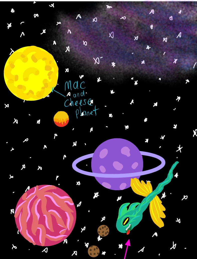 solar system drawing tumblr