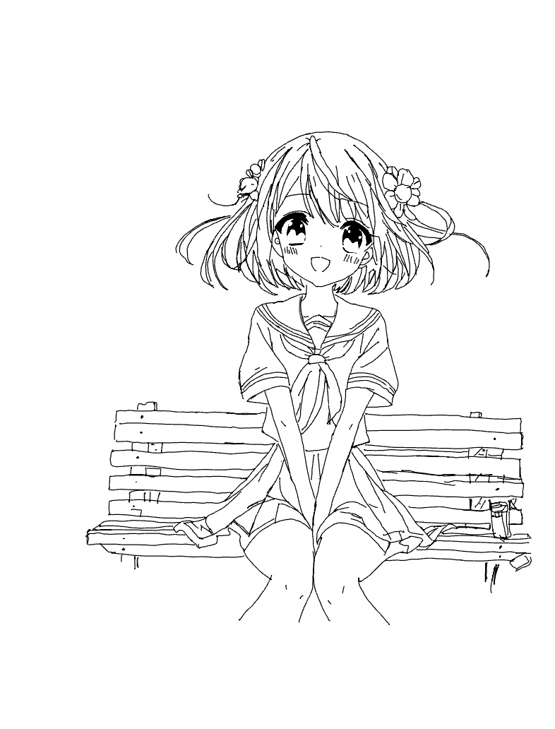 Color This Anime Girl - Notability Gallery