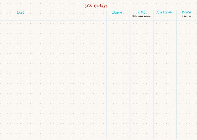 Updated Order List - Notability Gallery