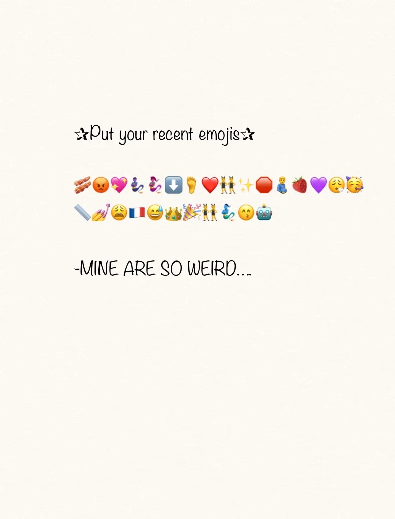 ✰Put Your Recent Emojis ✰ - Notability Gallery