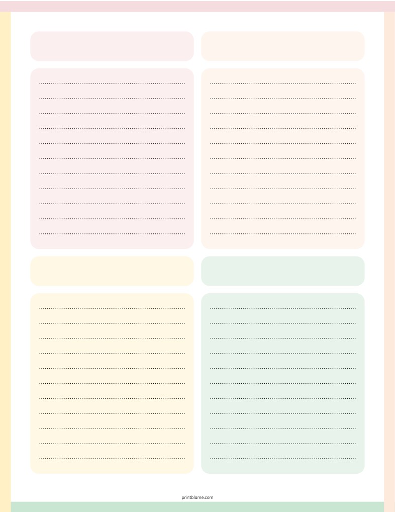 Colourful Note Taking Paper! - Notability Gallery