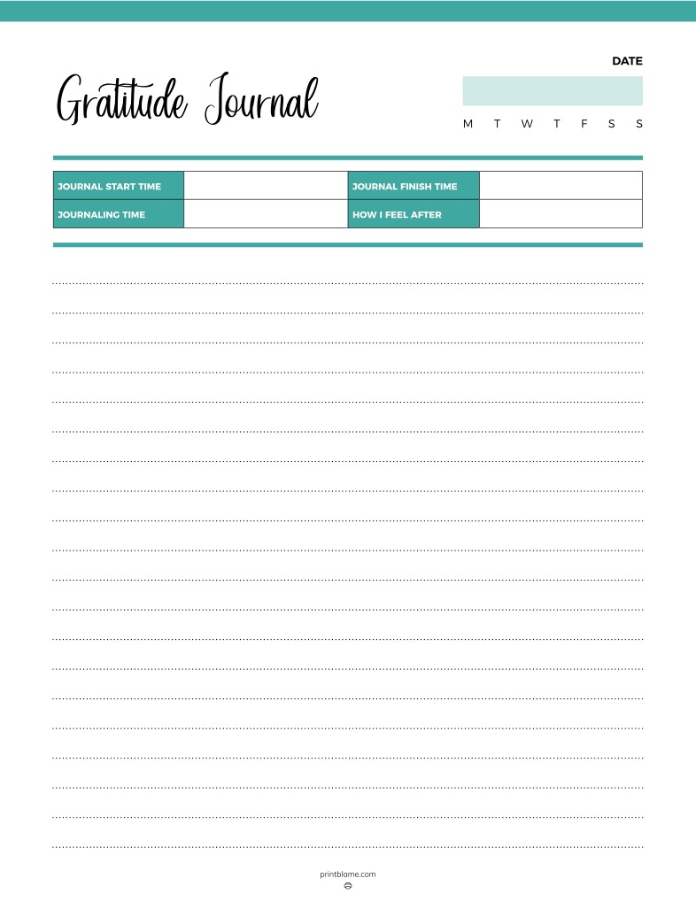 Gratitude Journal Template - Notability Gallery