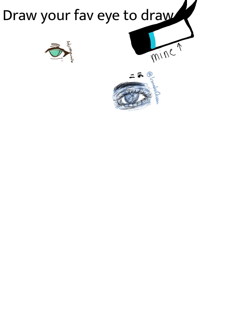 Draw Your Fav Eye To Draw - Notability Gallery