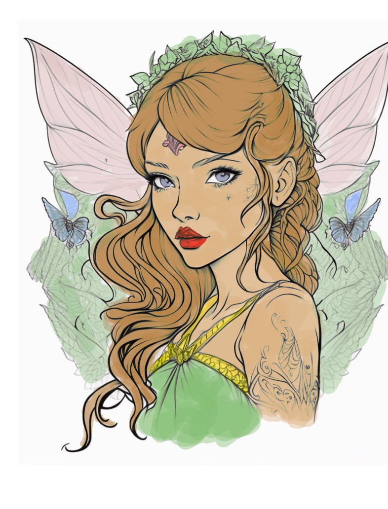 Fairy Coloring Sheet - Notability Gallery