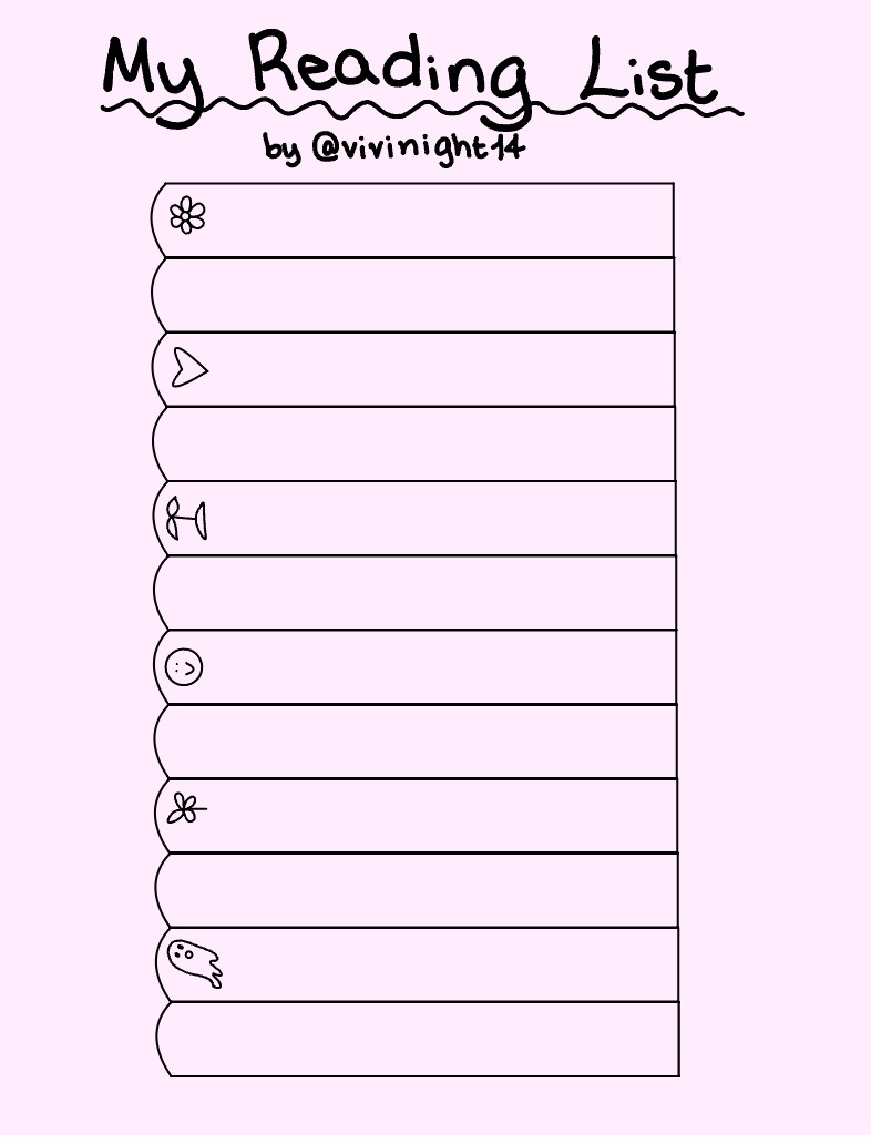 My Reading List (Pink) - Notability Gallery