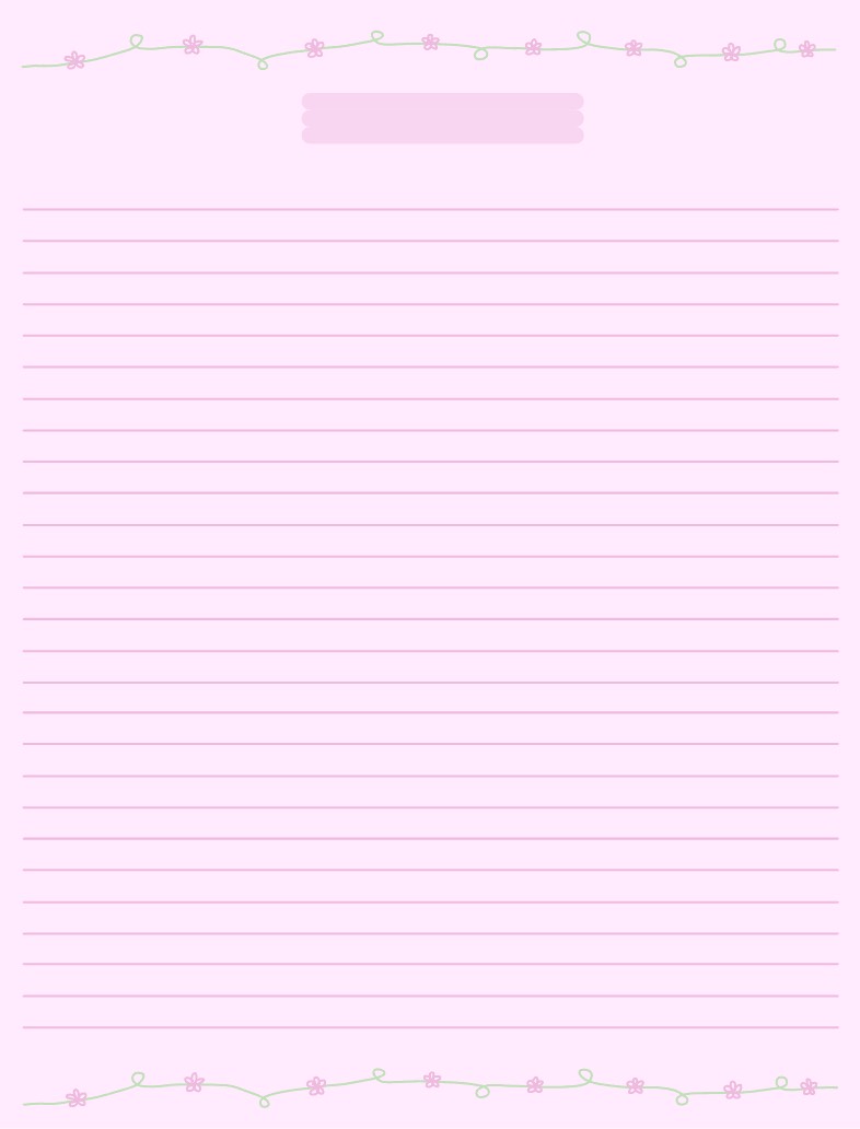 Pink Pastel Note Template - Notability Gallery